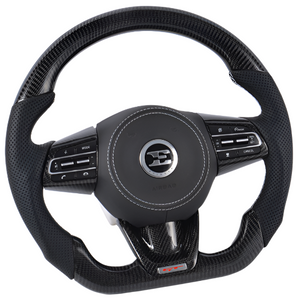 2016-2020 Kia Optima Custom Carbon Fiber LED Steering Wheel - AutoLEDTech.com