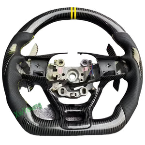 2016-2020 Kia Optima Custom Carbon Fiber LED Steering Wheel - AutoLEDTech.com