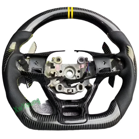 2016-2020 Kia Optima Custom Carbon Fiber LED Steering Wheel - AutoLEDTech.com