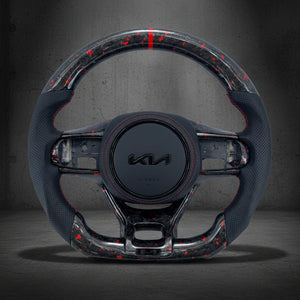 2016-2020 Kia Optima Custom Carbon Fiber LED Steering Wheel - AutoLEDTech.com