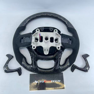 2021-2026+ Ram TRX 1500 Custom Carbon Fiber Steering Wheel - IN STOCK - AutoLEDTech.com