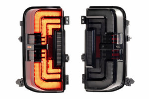 2021+ Ford Bronco Red Smoked XB LED Low Profile Tail Lights - AutoLEDTech.com