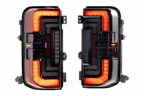 2021+ Ford Bronco Red Smoked XB LED Low Profile Tail Lights - AutoLEDTech.com