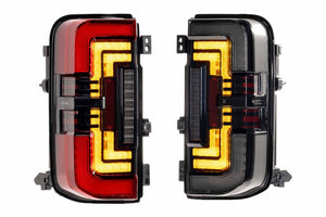 2021+ Ford Bronco Red Smoked XB LED Low Profile Tail Lights - AutoLEDTech.com