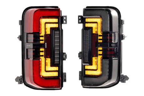2021+ Ford Bronco Red Smoked XB LED Low Profile Tail Lights - AutoLEDTech.com