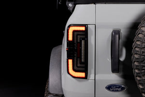 2021+ Ford Bronco Red Smoked XB LED Low Profile Tail Lights - AutoLEDTech.com