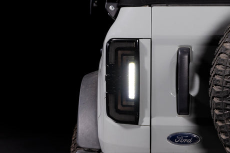2021+ Ford Bronco Red Smoked XB LED Low Profile Tail Lights - AutoLEDTech.com