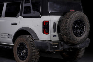 2021+ Ford Bronco Red Smoked XB LED Low Profile Tail Lights - AutoLEDTech.com