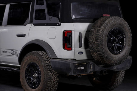 2021+ Ford Bronco Red Smoked XB LED Low Profile Tail Lights - AutoLEDTech.com