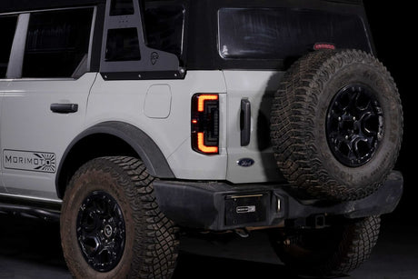 2021+ Ford Bronco Red Smoked XB LED Low Profile Tail Lights - AutoLEDTech.com