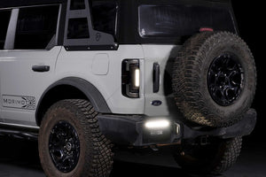 2021+ Ford Bronco Red Smoked XB LED Low Profile Tail Lights - AutoLEDTech.com