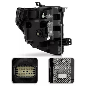 2022-2025+ GMC Sierra 1500 RGBW Flow Series LED DRL Headlights - AutoLEDTech.com
