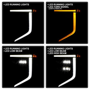 2022-2025+ GMC Sierra 1500 RGBW Flow Series LED DRL Headlights - AutoLEDTech.com