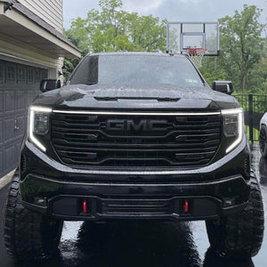 2022-2026+ GMC Sierra 1500 LED Grill Accent Light Bar Kit - AutoLEDTech.com