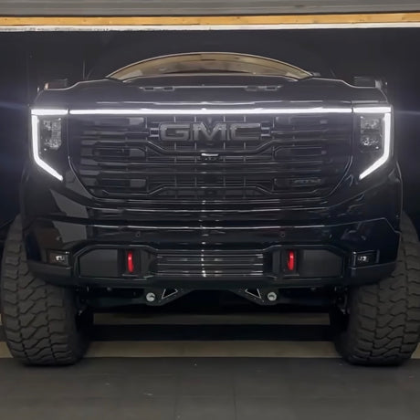 2022-2026+ GMC Sierra 1500 LED Grill Accent Light Bar Kit - AutoLEDTech.com