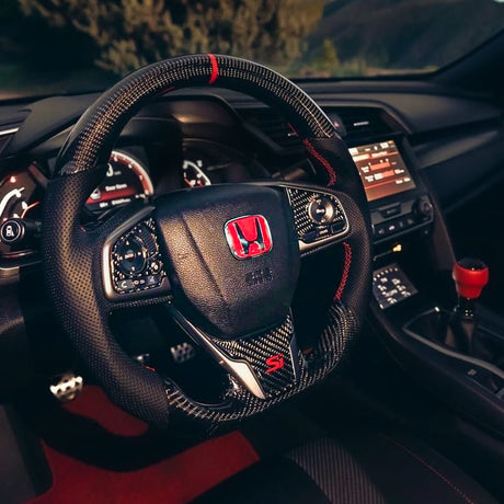 2022-2026 Honda Accord Custom Carbon Fiber Steering Wheel - AutoLEDTech.com