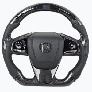2022-2026 Honda Accord Custom Carbon Fiber Steering Wheel - AutoLEDTech.com
