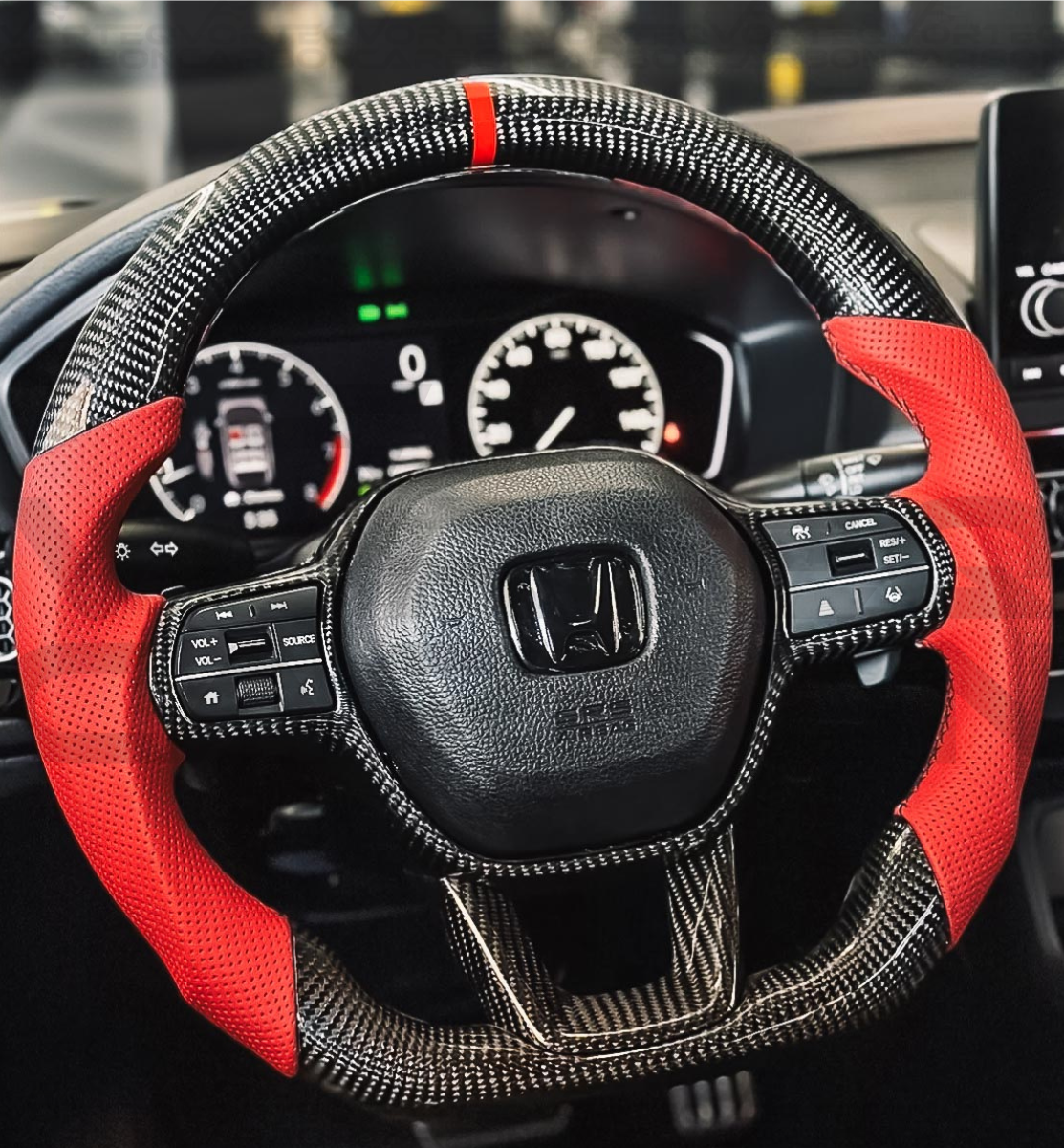 2022-2026 Honda Accord Custom Carbon Fiber Steering Wheel - AutoLEDTech.com