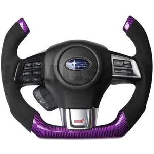 2022-2026 Subaru WRX Custom Carbon Fiber Steering Wheel - AutoLEDTech.com