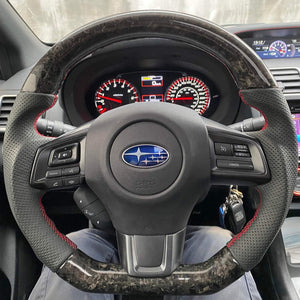 2022-2026 Subaru WRX Custom Carbon Fiber Steering Wheel - AutoLEDTech.com