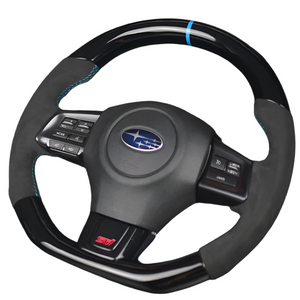 2022-2026 Subaru WRX Custom Carbon Fiber Steering Wheel - AutoLEDTech.com