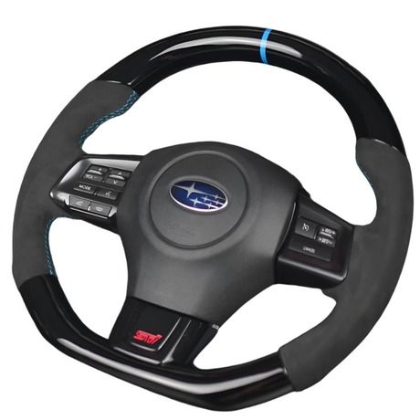 2022-2026 Subaru WRX Custom Carbon Fiber Steering Wheel - AutoLEDTech.com