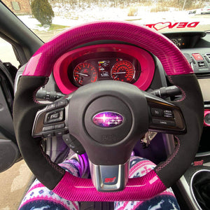 2022-2026 Subaru WRX Custom Carbon Fiber Steering Wheel - AutoLEDTech.com