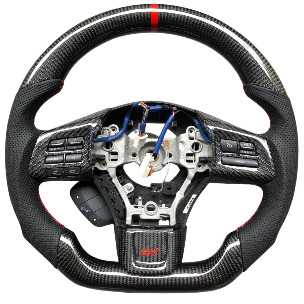 2022-2026 Subaru WRX Custom Carbon Fiber Steering Wheel - AutoLEDTech.com