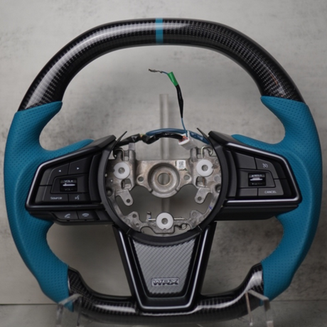 2022-2026 Subaru WRX Custom Carbon Fiber Steering Wheel - AutoLEDTech.com