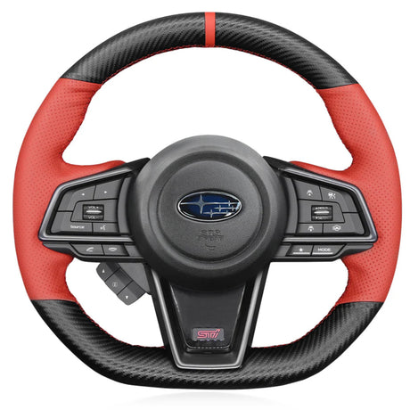 2022-2026 Subaru WRX Custom Carbon Fiber Steering Wheel - AutoLEDTech.com