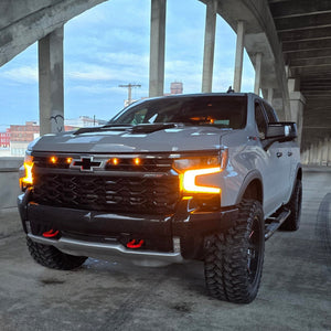 2022-2026 Chevy Silverado 1500 Amber DRL Headlight Harness Kit - AutoLEDTech.com