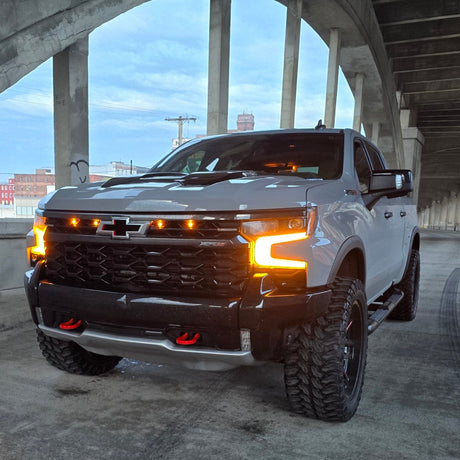 2022-2026 Chevy Silverado 1500 Amber DRL Headlight Harness Kit - AutoLEDTech.com