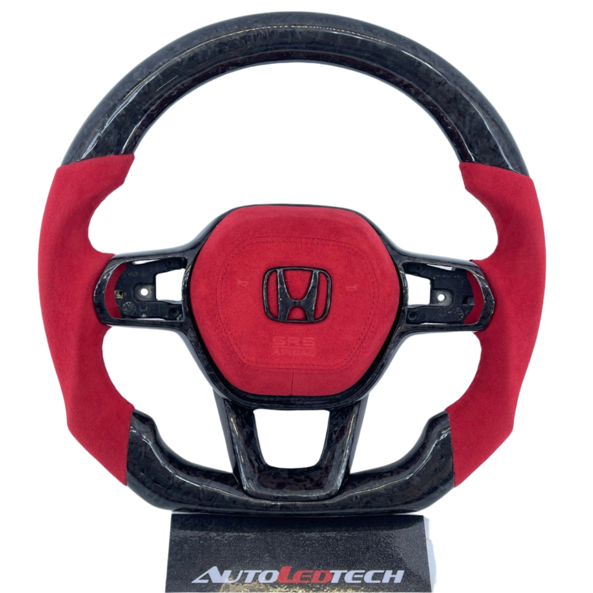 2022+ Honda Civic Custom Carbon Fiber Steering Wheel - AutoLEDTech.com