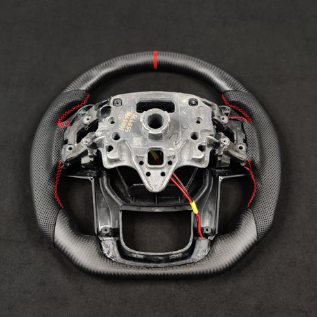 2023-2025+ Chevy Colorado Custom Carbon Fiber Steering Wheel - AutoLEDTech.com