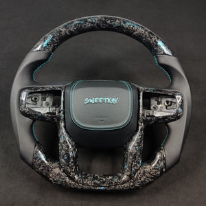2023-2025+ Chevy Colorado Custom Carbon Fiber Steering Wheel - AutoLEDTech.com