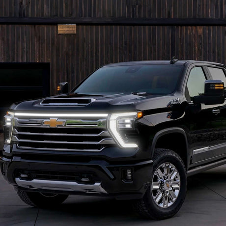 2023-2026+ Chevrolet Silverado 1500 LED Grill Accent Light Bar Kit - AutoLEDTech.com