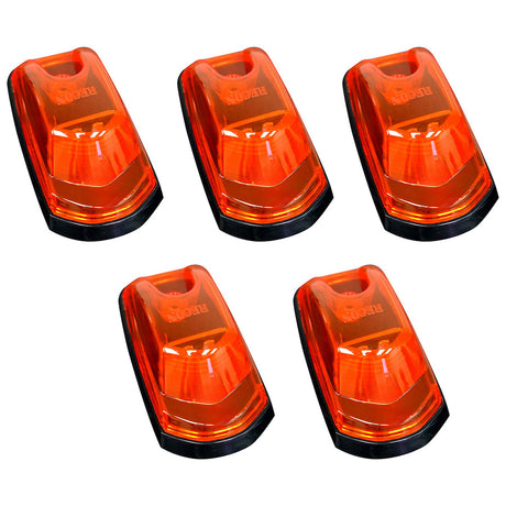 2023-2026+ Ford F250 Super Duty 2WAY Smoked White Amber LED Roof Cab Lights - AutoLEDTech.com