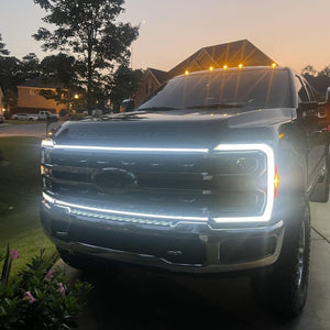 2023-2026+ Ford Super Duty F250 F350 LED Grill Accent Lights Bar Kit - AutoLEDTech.com