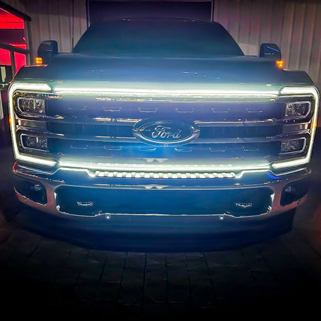 2023-2026+ Ford Super Duty F250 F350 LED Grill Accent Lights Bar Kit - AutoLEDTech.com