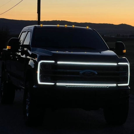 2023-2026+ Ford Super Duty F250 F350 LED Grill Accent Lights Bar Kit - AutoLEDTech.com