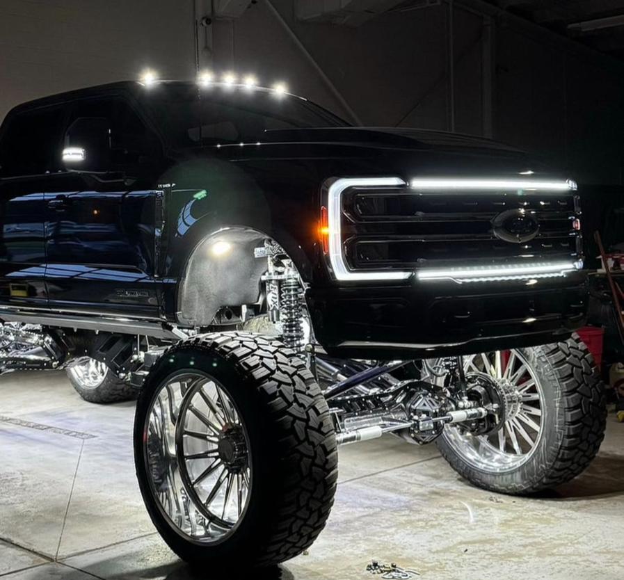 2023-2026+ Ford Super Duty F250 F350 LED Grill Accent Lights Bar Kit - AutoLEDTech.com