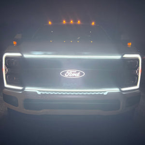 2023-2026+ Ford Super Duty F250 F350 LED Grill Accent Lights Bar Kit - AutoLEDTech.com