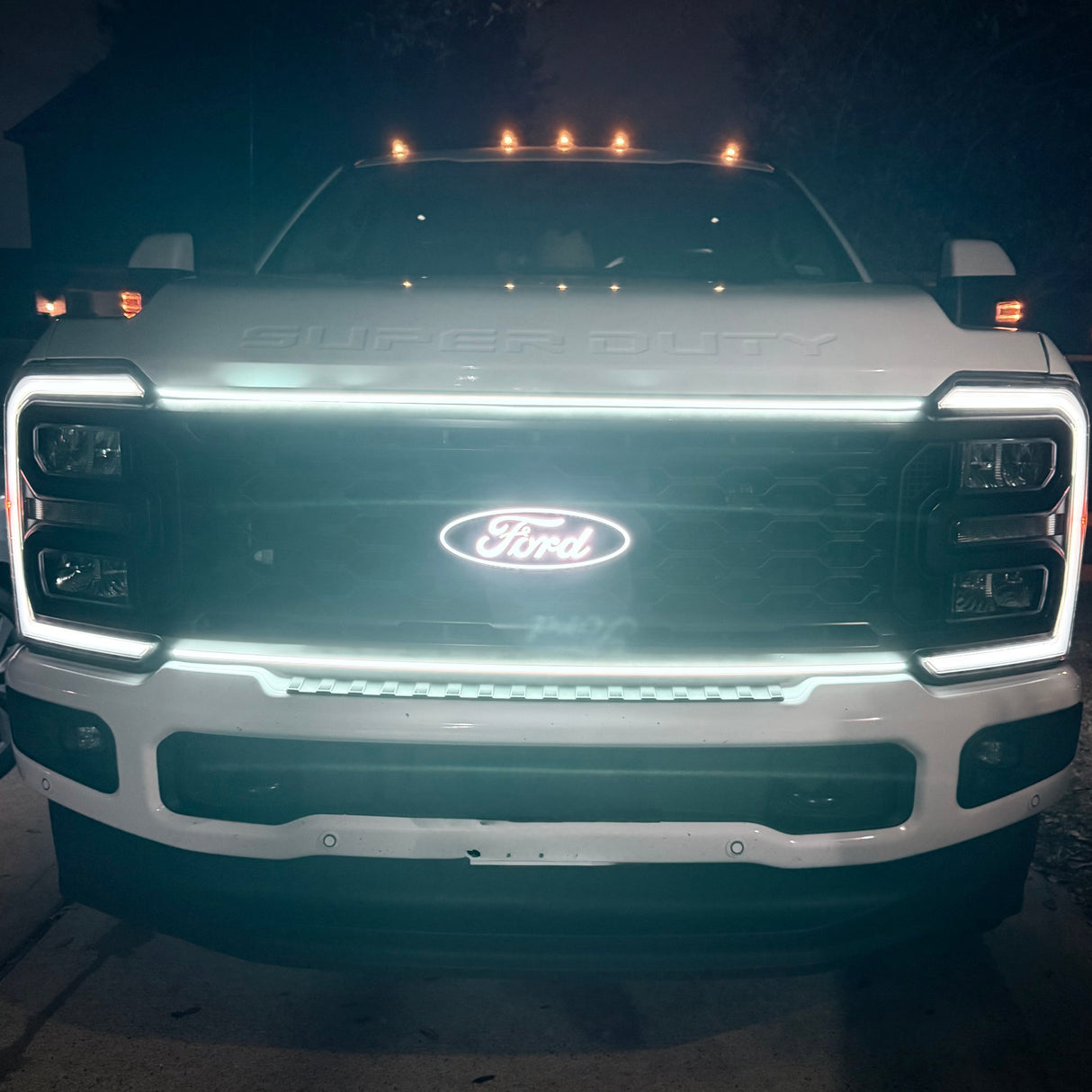 2023-2026+ Ford Super Duty F250 F350 LED Grill Accent Lights Bar Kit - AutoLEDTech.com