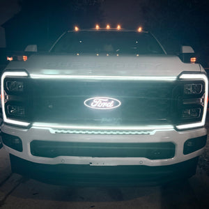 2023-2026+ Ford Super Duty F250 F350 LED Grill Accent Lights Bar Kit - AutoLEDTech.com