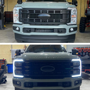 2023-2026+ Ford Super Duty LED Headlight Conversion Kit - AutoLEDTech.com
