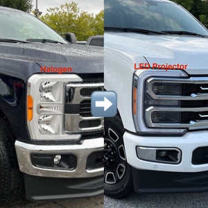 2023-2026+ Ford Super Duty LED Headlight Conversion Kit - AutoLEDTech.com