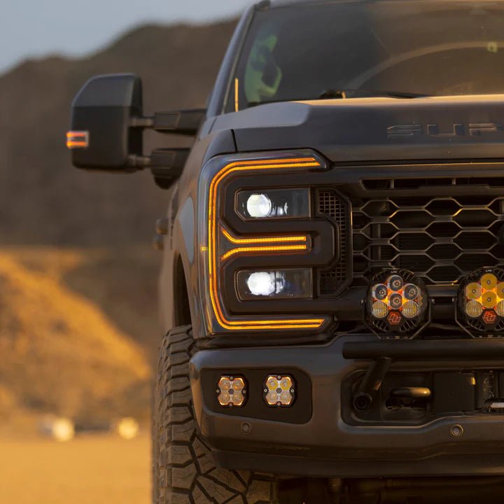 2023-2026 Ford Super Duty LUXX-Series LED Projector Headlights Alpha-Black