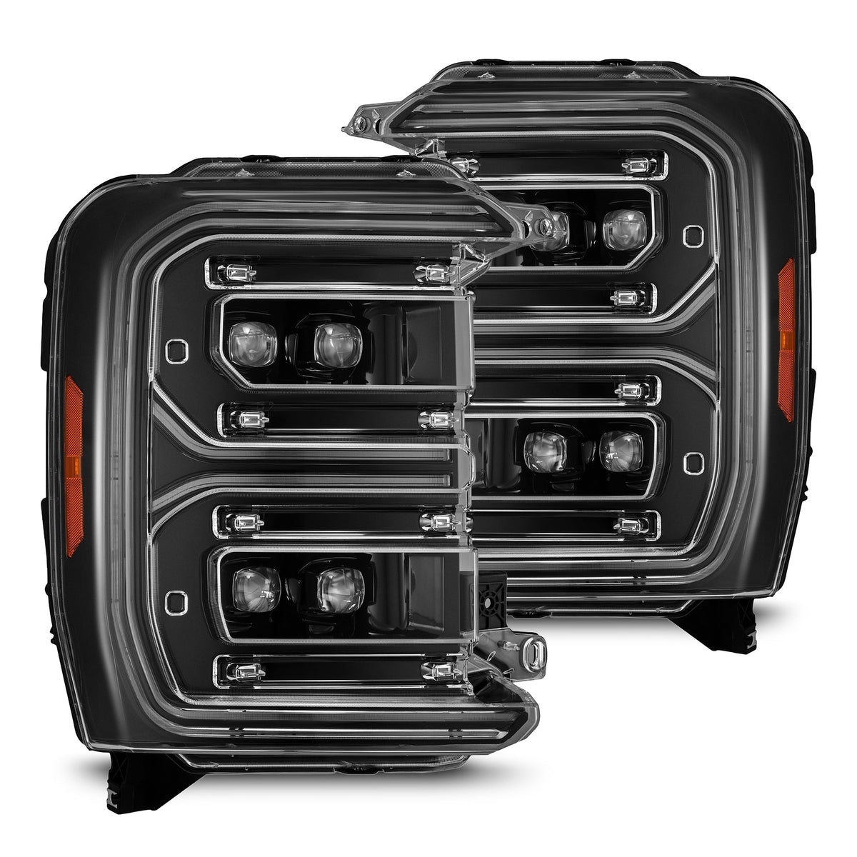2023-2026 Ford Super Duty NOVA-Series LED Projector Headlights Alpha-Black