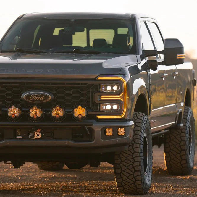 2023-2026 Ford Super Duty NOVA-Series LED Projector Headlights Chrome
