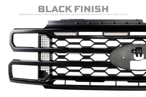 2023-2026+ Ford Super Duty White Amber LED XBG Grill Light Assembly - AutoLEDTech.com